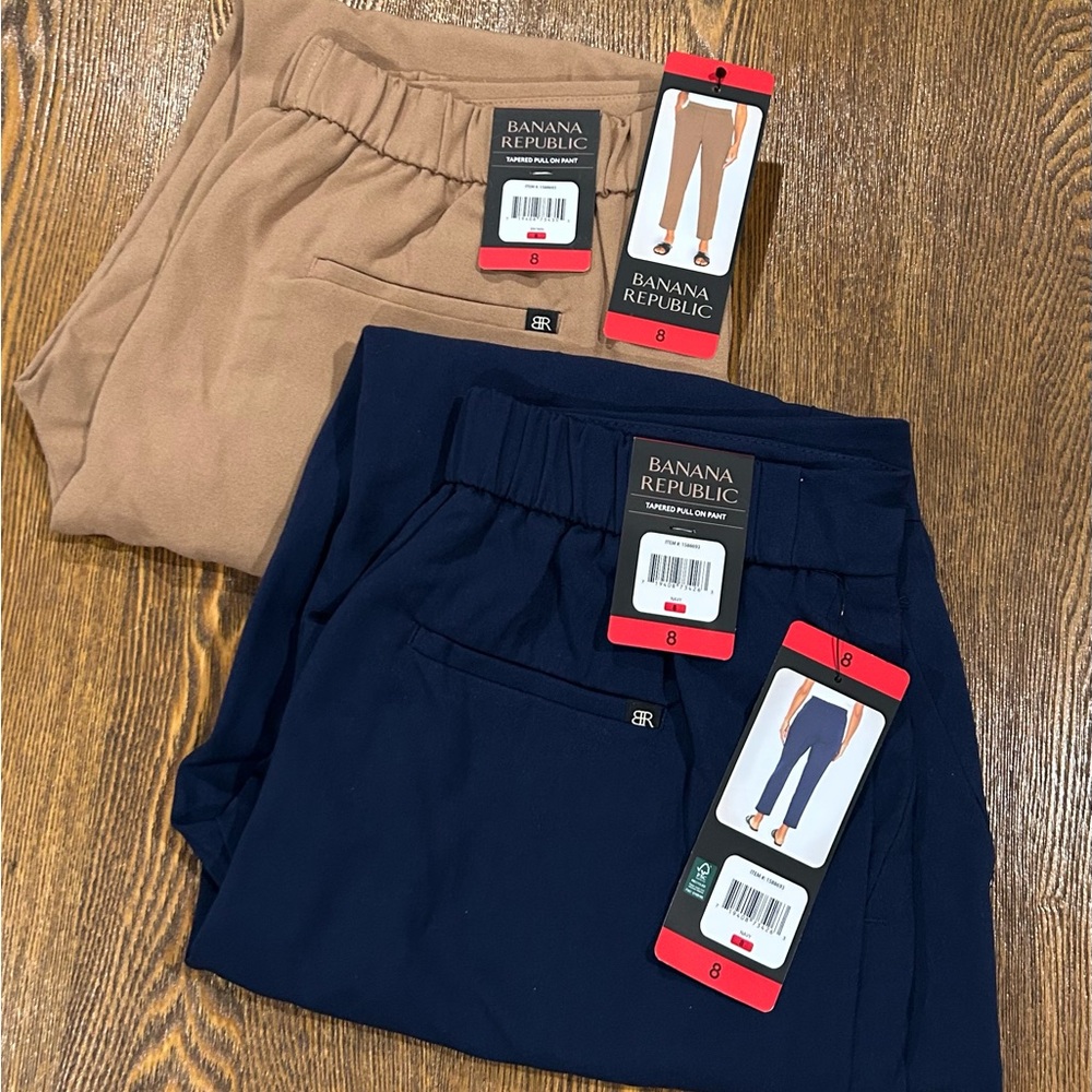 Banana Republic Tapered Pants ( price includes both) New Size 8